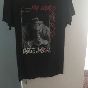Poetic Justice Tupac Graphic tee shirt